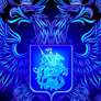 Неоновый герб России